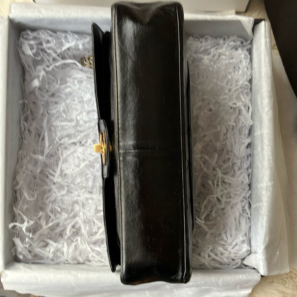 Authentic Vintage Chanel Black Classic Double Flap 25 - Picture 6 of 15